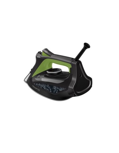 Rowenta DW6330 Eco Intelligence Ferro da stiro a secco e a vapore Microsteam 400 HD soleplate 2500 W Nero, Verde