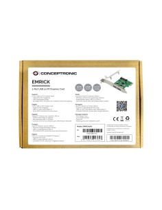 Conceptronic EMRICK06G scheda di interfaccia e adattatore Interno USB 3.2 Gen 1 (3.1 Gen 1) 2