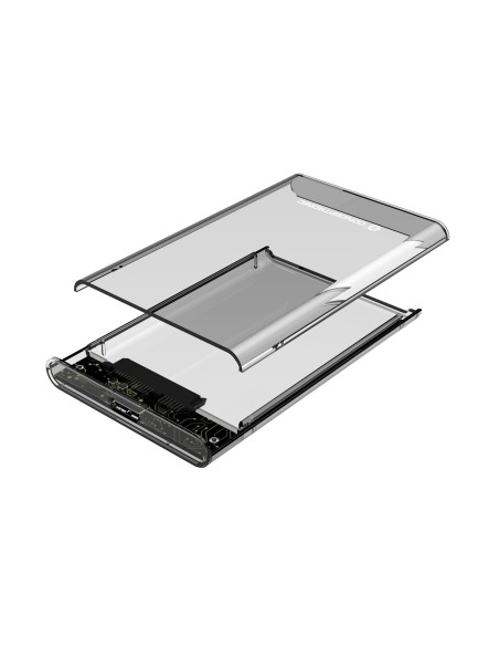 Conceptronic DANTE03T contenitore di unità di archiviazione Box esterno HDD SSD Trasparente 2.5"