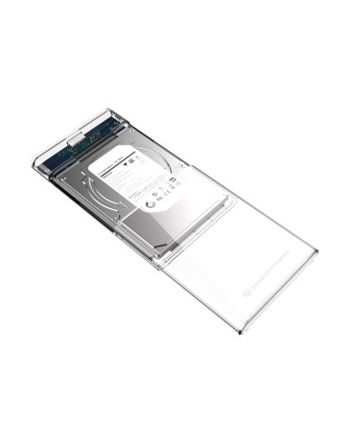 Conceptronic DANTE03T contenitore di unità di archiviazione Box esterno HDD SSD Trasparente 2.5"