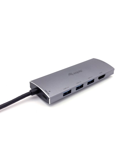 Equip 133482 hub di interfaccia USB 3.2 Gen 1 (3.1 Gen 1) Type-C 5000 Mbit s Argento