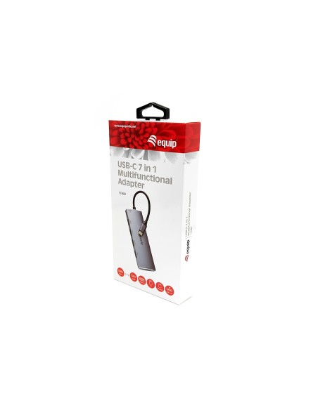 Equip 133482 hub di interfaccia USB 3.2 Gen 1 (3.1 Gen 1) Type-C 5000 Mbit s Argento