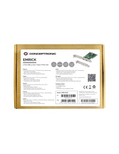 Conceptronic EMRICK08G scheda di interfaccia e adattatore Interno USB 3.2 Gen 2 (3.1 Gen 2) 2