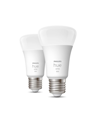 Philips Hue White 2 Lampadine Smart E27 60 W