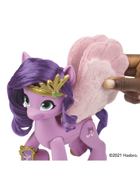 My Little Pony Una Nuova Generazione - Roby Superstar, pony rosa da 15 cm che riproduce musica, per bambini dai 5 anni in su