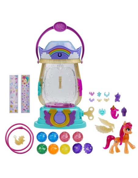 My Little Pony Una Nuova Generazione - La Lanterna Magica, giocattolo che si illumina con 25 pezzi
