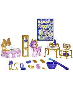 My Little Pony Una Nuova Genarazione - Ruby Rivelazione Reale, pony rosa da 7,5 cm, con accessori rivelati dall'acqua, per