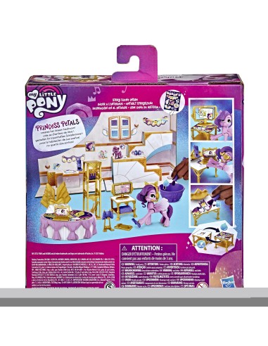 My Little Pony Una Nuova Genarazione - Ruby Rivelazione Reale, pony rosa da 7,5 cm, con accessori rivelati dall'acqua, per