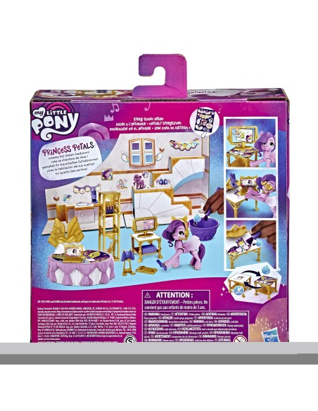 My Little Pony Una Nuova Genarazione - Ruby Rivelazione Reale, pony rosa da 7,5 cm, con accessori rivelati dall'acqua, per