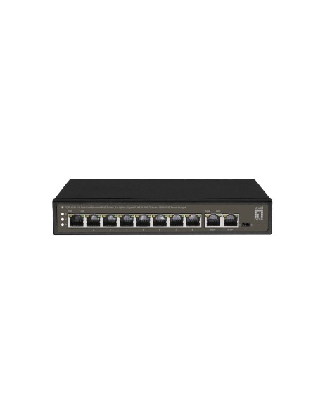 LevelOne FGP-1031 switch di rete Non gestito Gigabit Ethernet (10 100 1000) Supporto Power over Ethernet (PoE) Nero