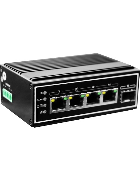 LevelOne IGP-0502 switch di rete Non gestito Gigabit Ethernet (10 100 1000) Supporto Power over Ethernet (PoE) Nero