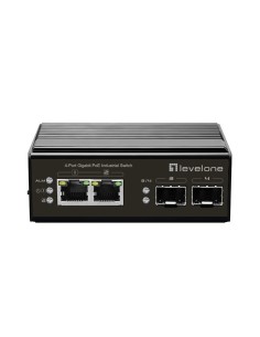 LevelOne IGP-0432 switch di rete Non gestito Gigabit Ethernet (10 100 1000) Supporto Power over Ethernet (PoE) Nero