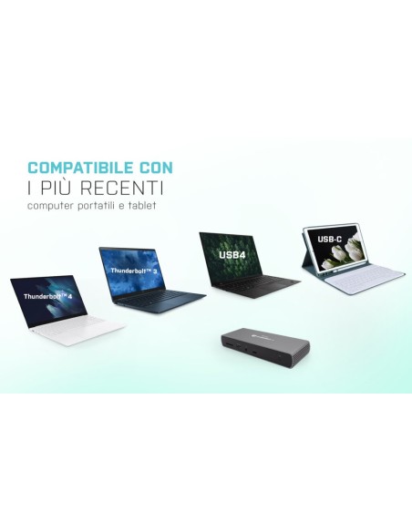 i-tec Thunderbolt 4 Dual Display Docking Station + Power Delivery 96W
