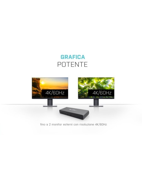 i-tec Thunderbolt 4 Dual Display Docking Station + Power Delivery 96W