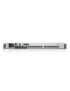 ATEN Switch KVM over IP LCD a due binari Multi-Interface Cat 5 a 16 porte per 1 accesso condiviso locale remoto 2