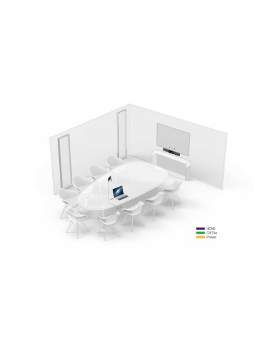 Yealink MeetingBar A30 + CTP18 Touch Panel sistema di conferenza 8 MP Collegamento ethernet LAN Barra di collaborazione video