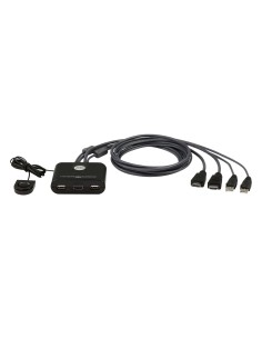 ATEN Switch KVM cablato HDMI FHD USB a 2 porte