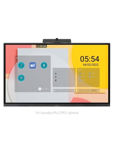 Sharp PNL752B Monitor PC 190,5 cm (75") 3840 x 2160 Pixel 4K Ultra HD LCD Touch screen Multi utente Nero