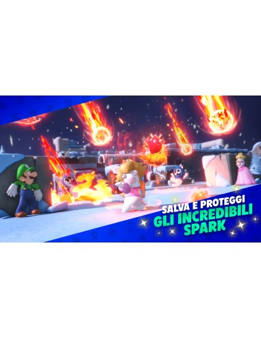 Nintendo Mario + Rabbids Sparks of Hope Standard+Componente aggiuntivo Tedesca, Inglese, ESP, Francese, ITA Nintendo Switch