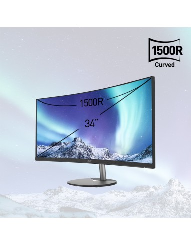 MSI Pro MP341CQ 86,4 cm (34") 3440 x 1440 Pixel UltraWide Quad HD Nero