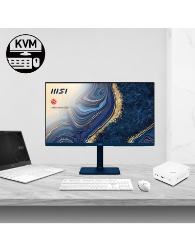 MSI Modern MD272QP ULTRAMARINE 68,6 cm (27") 2560 x 1440 Pixel Wide Quad HD Nero