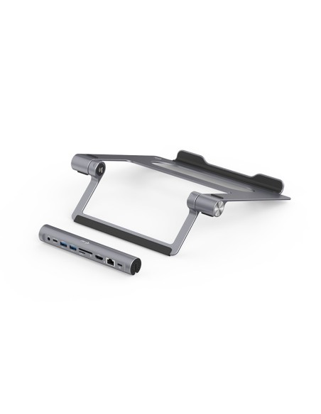 i-tec Metal Cooling Pad for notebooks (up-to 15.6”) with USB-C Docking Station (Power Delivery 100 W)
