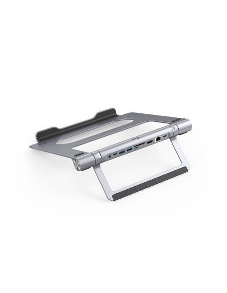 i-tec Metal Cooling Pad for notebooks (up-to 15.6”) with USB-C Docking Station (Power Delivery 100 W)