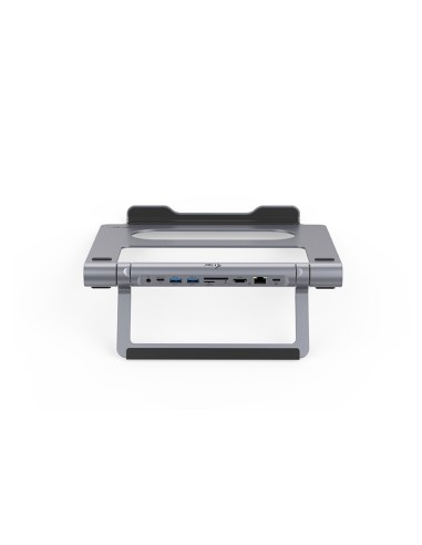 i-tec Metal Cooling Pad for notebooks (up-to 15.6”) with USB-C Docking Station (Power Delivery 100 W)