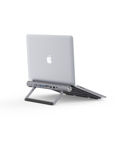 i-tec Metal Cooling Pad for notebooks (up-to 15.6”) with USB-C Docking Station (Power Delivery 100 W)