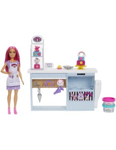 Barbie Pasticceria - Playset con Bambola e Postazione da Pasticceria - Bambola da 30 cm - Oltre 20 Accessori per Dolci - Regalo 2