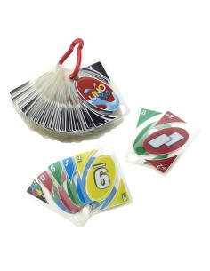 Mattel UNO H2O To Go Carta da gioco Famiglia