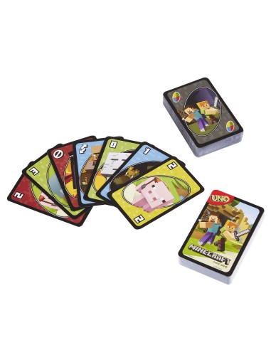 Games Uno Minecraft Carta da gioco Famiglia