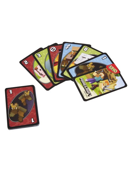 Games Uno Minecraft Carta da gioco Famiglia