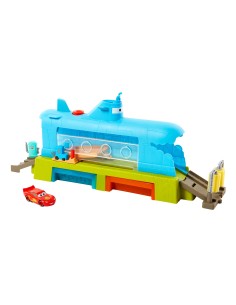 Cars Disney Pixar - Autolavaggio Balena-Sottomarino Cambia Colore playset con Veicolo Cambia Colore, Giocattolo per Bambini 4+