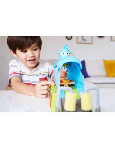 Cars Disney Pixar - Autolavaggio Balena-Sottomarino Cambia Colore playset con Veicolo Cambia Colore, Giocattolo per Bambini 4+