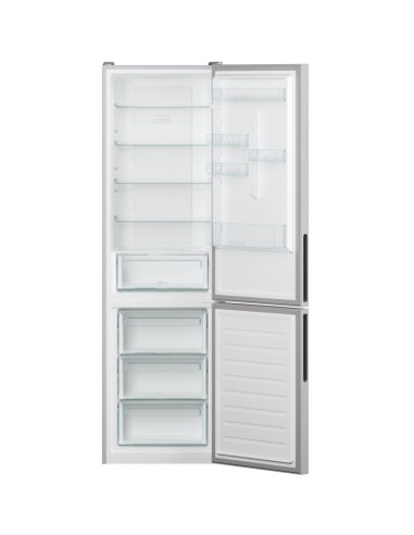 Candy Fresco CCE4T620ES frigorifero con congelatore Libera installazione 377 L E Argento
