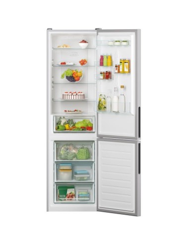 Candy Fresco CCE4T620ES frigorifero con congelatore Libera installazione 377 L E Argento