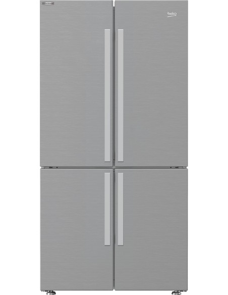 Beko GN1406231XBN frigorifero side-by-side Libera installazione 572 L F Acciaio inossidabile