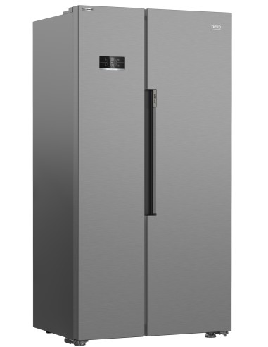 Beko GN1603140XBN frigorifero side-by-side Libera installazione 580 L E Acciaio inossidabile