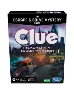 Hasbro Gaming F5699 gioco da tavolo Clue Treachery at Tudor Mansion Detective