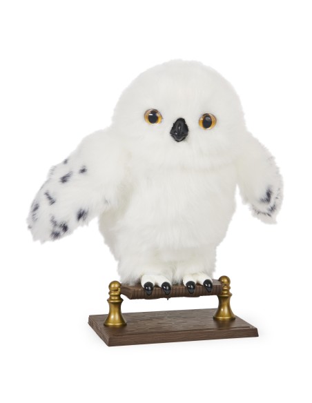 Wizarding World | Civetta Edvige interattiva di Harry Potter | 15 suoni e movimenti | Reagisce al tatto e alla voce | Peluche