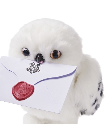 Wizarding World | Civetta Edvige interattiva di Harry Potter | 15 suoni e movimenti | Reagisce al tatto e alla voce | Peluche