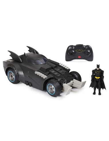 DC Comics , BATMAN, Batmobile Radiocomandata Launch and Defend, con sedile ad espulsione, dai 4 anni