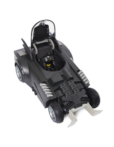 DC Comics , BATMAN, Batmobile Radiocomandata Launch and Defend, con sedile ad espulsione, dai 4 anni