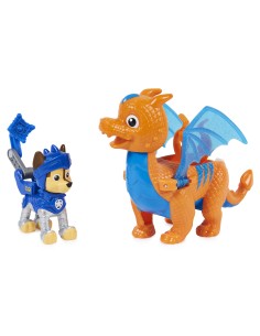 PAW Patrol , Cucciolo Rescue Knights con Drago, Personaggio con Drago a sorpresa, Giochi per bambini dai 3 anni in su