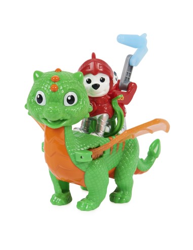 PAW Patrol , Cucciolo Rescue Knights con Drago, Personaggio con Drago a sorpresa, Giochi per bambini dai 3 anni in su
