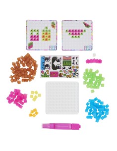 Spin Master Pixobitz - Confezione di Ricarica con 156 bitz trasparenti idroadesivi | Decorazioni e accessori per creazioni in 2