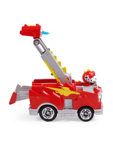 PAW Patrol Macchinina trasformabile con action figure da collezione di Chase Rescue Knights, giocattoli per bambini dai 3 anni