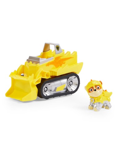 PAW Patrol Macchinina trasformabile con action figure da collezione di Chase Rescue Knights, giocattoli per bambini dai 3 anni