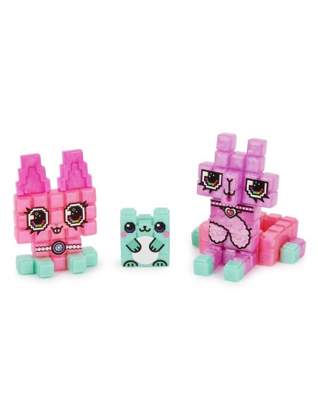 Spin Master Pixobitz - Confezione di Ricarica con 156 bitz metallizzati idroadesivi | Decorazioni e accessori per creazioni in